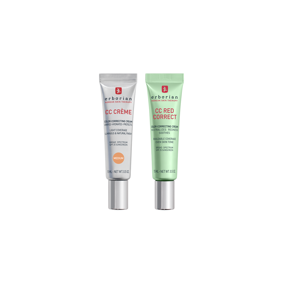 view 1/5 of CC Cream Medium CC Red Correct Travel Size Duo, , large